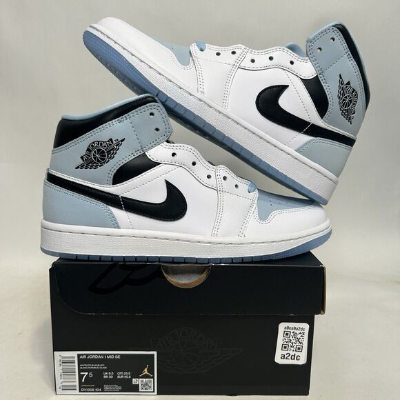 Jordan Other - Nike Shoes Air Jordan 1 Mid SE “UNC/Ice Blue" 2024